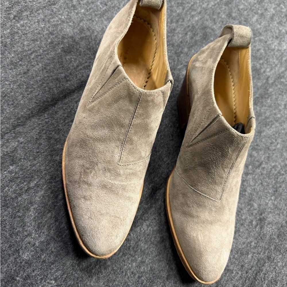 Rag & Bone Thompson Boot Woman’s size 38 Suede Slip-On Shoes - Tan